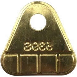 Carter Carburetor I.D Triangular Tag