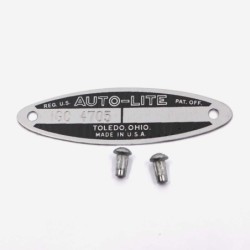 Early Autolite Distributor Data Plate (IGC 4705)