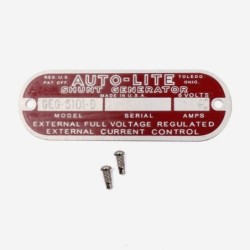 6v Regulator Data Plate and Rivets