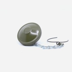 Early Small Mouth Fuel Tank Cap & Chain