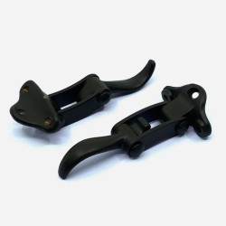 Early Brass Windscreen To Dashboard Clamp Set