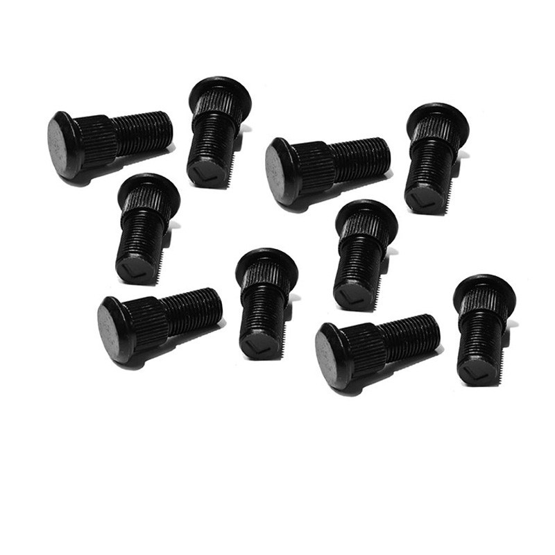 Left Hand Thread Hub Stud set for Ford GP, GPA, GPW, Willys MB Slat & MB (set of 10)